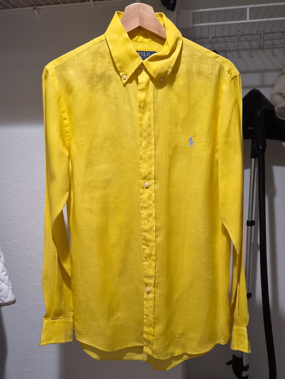 Polo by Ralph Lauren Bright Yellow Button-Down Shirt
